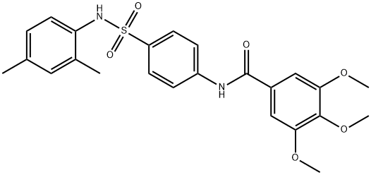 N-(4-{[(2,4-dimethylphenyl)amino]sulfonyl}phenyl)-3,4,5-trimethoxybenzamide
