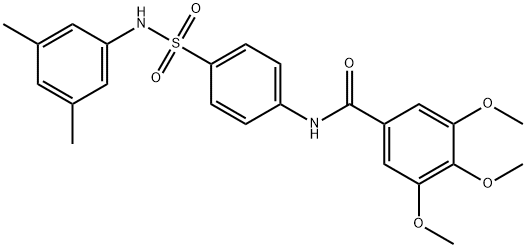 N-(4-{[(3,5-dimethylphenyl)amino]sulfonyl}phenyl)-3,4,5-trimethoxybenzamide