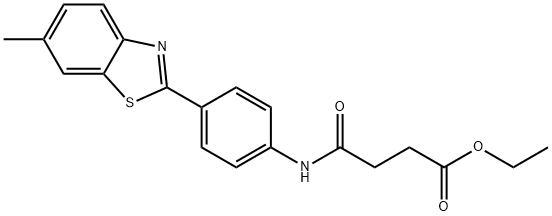 ethyl 4-{[4-(6-methyl-1,3-benzothiazol-2-yl)phenyl]amino}-4-oxobutanoate