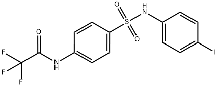 2,2,2-trifluoro-N-(4-{[(4-iodophenyl)amino]sulfonyl}phenyl)acetamide