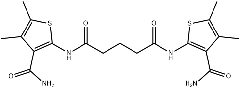 N,N'-bis[3-(aminocarbonyl)-4,5-dimethyl-2-thienyl]pentanediamide