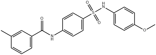 N-(4-{[(4-methoxyphenyl)amino]sulfonyl}phenyl)-3-methylbenzamide