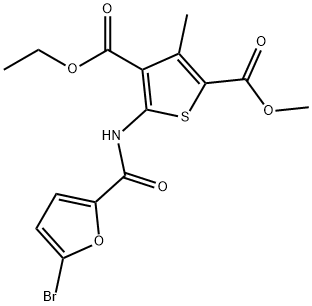 4-ethyl 2-methyl 5-{[(5-bromofuran-2-yl)carbonyl]amino}-3-methylthiophene-2,4-dicarboxylate