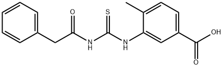 4-METHYL-3-[[[(PHENYLACETYL)AMINO]THIOXOMETHYL]AMINO]-BENZOIC ACID