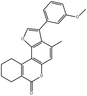 3-(3-methoxyphenyl)-4-methyl-8,9,10,11-tetrahydro-[1]benzofuro[6,7-c]isochromen-7-one