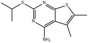 2-(isopropylthio)-5,6-dimethylthieno[2,3-d]pyrimidin-4-amine