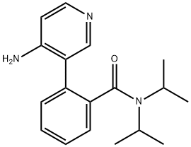 2-(4-AMINO-3-PYRIDINYL) N,N-BIS(1-METHYLETHYL)-BENZAMIDE