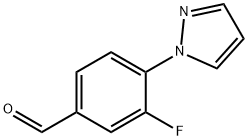 3-氟-4-(1H-吡唑-1-基)苯甲醛