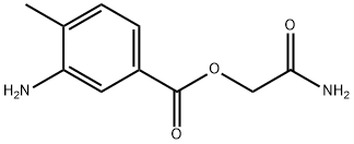 Benzoic acid, 3-amino-4-methyl-, 2-amino-2-oxoethyl ester (9CI)
