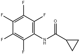 Cyclopropanecarboxamide, N-(pentafluorophenyl)- (9CI)