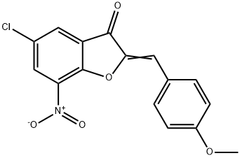 3(2H)-BENZOFURANONE, 5-CHLORO-2-[(4-METHOXYPHENYL)METHYLENE]-7-NITRO-