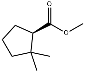 Cyclopentanecarboxylic acid, 2,2-dimethyl-, methyl ester, (1R)- (9CI)