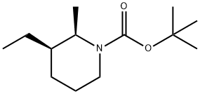 1-Piperidinecarboxylicacid,3-ethyl-2-methyl-,1,1-dimethylethylester,(2R,3R)-(9CI)