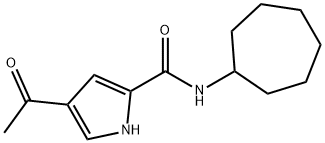 1H-Pyrrole-2-carboxamide,4-acetyl-N-cycloheptyl-(9CI)