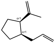Cyclopentane, 1-(1-methylethenyl)-2-(2-propenyl)-, (1R,2R)-rel- (9CI)