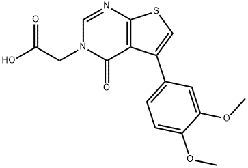 2-[5-(3,4-二甲氧苯基)-4-氧代-噻吩并[2,3-D]嘧啶-3-基]乙酸