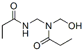 Propanamide,  N-(hydroxymethyl)-N-[[(1-oxopropyl)amino]methyl]-