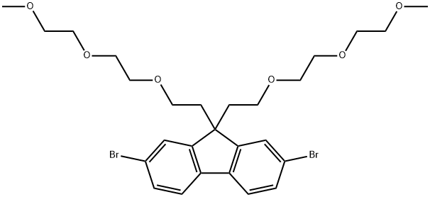 2,7-二溴-9,9-双(2-(2-(2-甲氧基乙氧)乙氧基)乙基)-9H-芴