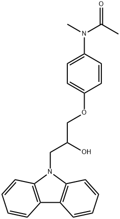 N-(4-(3-(9H-carbazol-9-yl)-2-hydroxypropoxy)phenyl)-N-methylacetamide