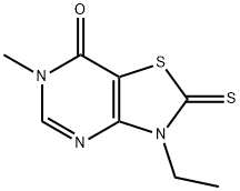 Thiazolo[4,5-d]pyrimidin-7(6H)-one, 3-ethyl-2,3-dihydro-6-methyl-2-thioxo- (9CI)