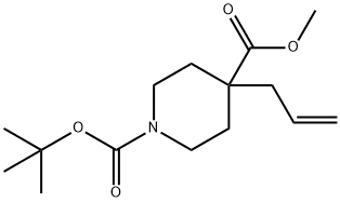 4-(2-丙烯-1-基)-1,4-哌啶二甲酸 1-叔丁酯 4-甲酯