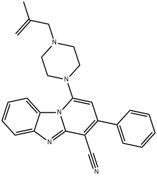 1-(4-(2-methylallyl)piperazin-1-yl)-3-phenylbenzo[4,5]imidazo[1,2-a]pyridine-4-carbonitrile