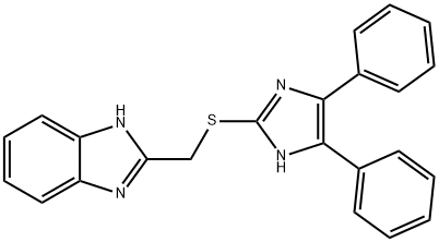 2-([(4,5-DIPHENYL-1H-IMIDAZOL-2-YL)THIO]METHYL)-1H-BENZIMIDAZOLE
