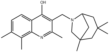 2,7,8-trimethyl-3-[(1,3,3-trimethyl-6-azabicyclo[3.2.1]oct-6-yl)methyl]-4-quinolinol