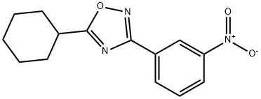 5-CYCLOHEXYL-3-(3-NITROPHENYL)-1,2,4-OXADIAZOLE