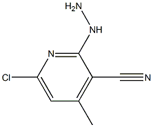 3-Pyridinecarbonitrile,6-chloro-2-hydrazino-4-methyl-(9CI)