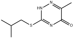 3-(isobutylsulfanyl)-6-methyl-1,2,4-triazin-5-ol
