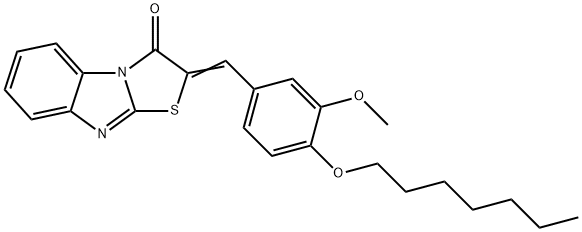 2-[4-(heptyloxy)-3-methoxybenzylidene][1,3]thiazolo[3,2-a]benzimidazol-3(2H)-one