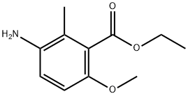 Benzoic acid, 3-amino-6-methoxy-2-methyl-, ethyl ester (9CI)