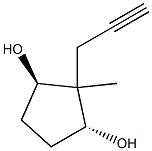 1,3-Cyclopentanediol,2-methyl-2-(2-propynyl)-,(1R,3R)-rel-(9CI)
