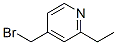 Pyridine, 4-(bromomethyl)-2-ethyl- (9CI)