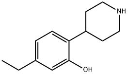 Phenol, 5-ethyl-2-(4-piperidinyl)- (9CI)