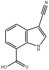 3-氰基-1氢-吲哚- 7-羧酸