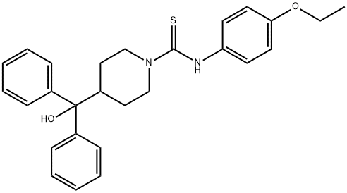 N-(4-Ethoxyphenyl)-4-(hydroxydiphenylmethyl)-1-piperidinecarbothioamide