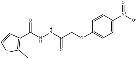 2-methyl-N'-[(4-nitrophenoxy)acetyl]-3-furohydrazide