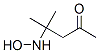 2-Pentanone, 4-(hydroxyamino)-4-methyl- (9CI)