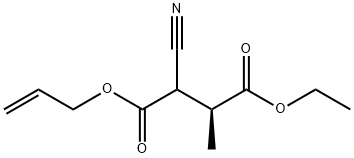 Butanedioic acid, 2-cyano-3-methyl-, 4-ethyl 1-(2-propenyl) ester, (3S)- (9CI)