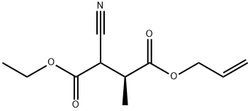 Butanedioic acid, 2-cyano-3-methyl-, 1-ethyl 4-(2-propenyl) ester, (3S)- (9CI)
