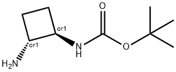 Carbamic acid, [(1R,2R)-2-aminocyclobutyl]-, 1,1-dimethylethyl ester, rel- (9CI)