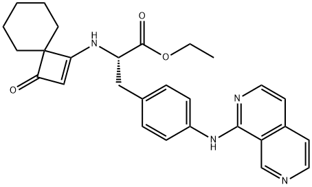 (S)-3-(4 - ((2,7-萘啶-1-基)氨基)苯基)-2 - ((3-氧代螺[3.5]壬-1