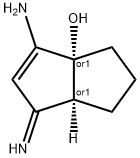 3a(1H)-Pentalenol,3-amino-4,5,6,6a-tetrahydro-1-imino-,(3aR,6aS)-rel-(9CI)