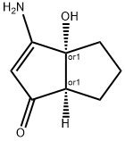 1(3aH)-Pentalenone, 3-amino-4,5,6,6a-tetrahydro-3a-hydroxy-, (3aR,6aR)-rel- (9CI)