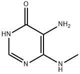 4(1H)-Pyrimidinone, 5-amino-6-(methylamino)- (9CI)