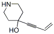 4-Piperidinol, 4-(3-buten-1-ynyl)- (9CI)