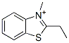Benzothiazolium, 2-ethyl-3-methyl- (9CI)