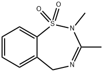 2,5-Dihydro-2,3-dimethyl-1,2,4-benzothiadiazepine 1,1-dioxide